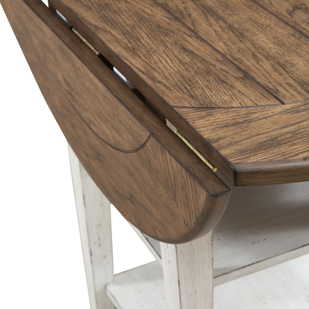 Al Fresco - Drop Leaf Table - Graphite & Whitestone