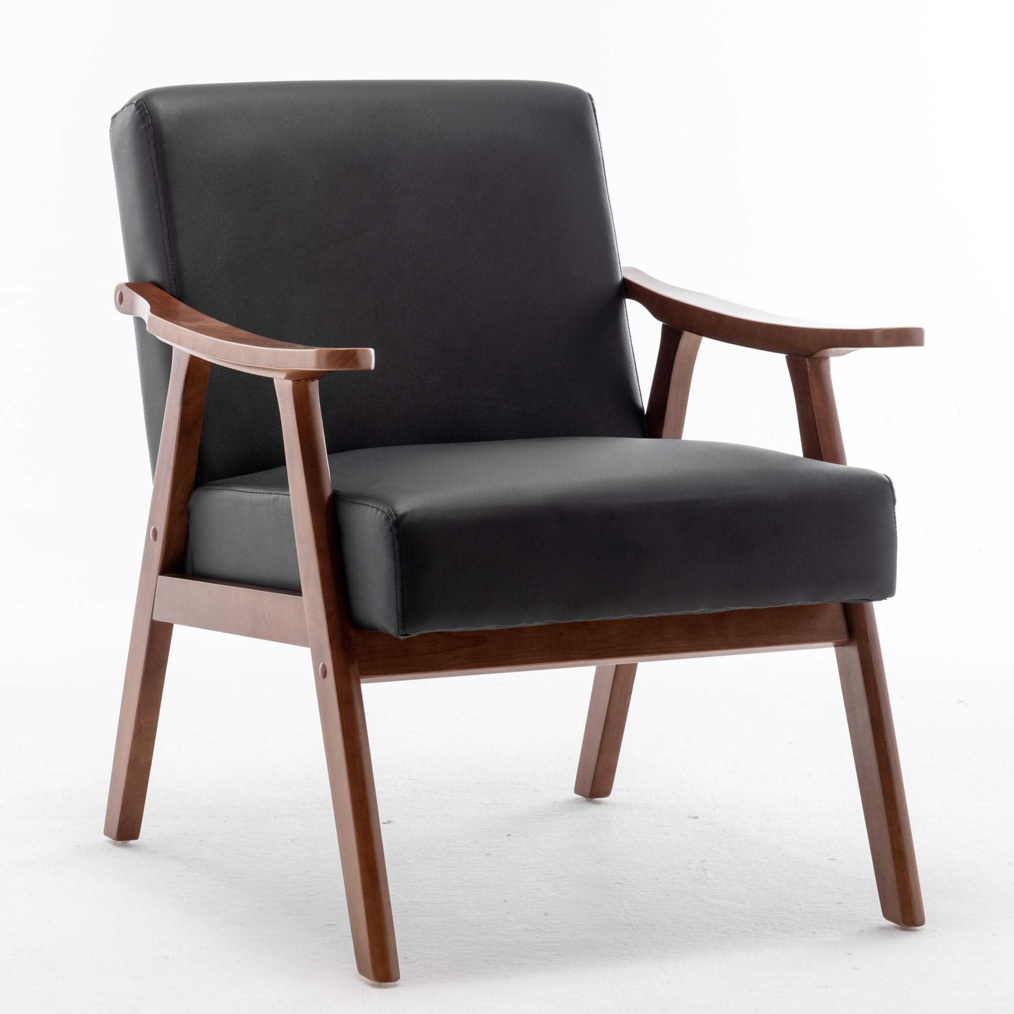 Accent Chair, Classic Mid Century Modern For Extra Seating