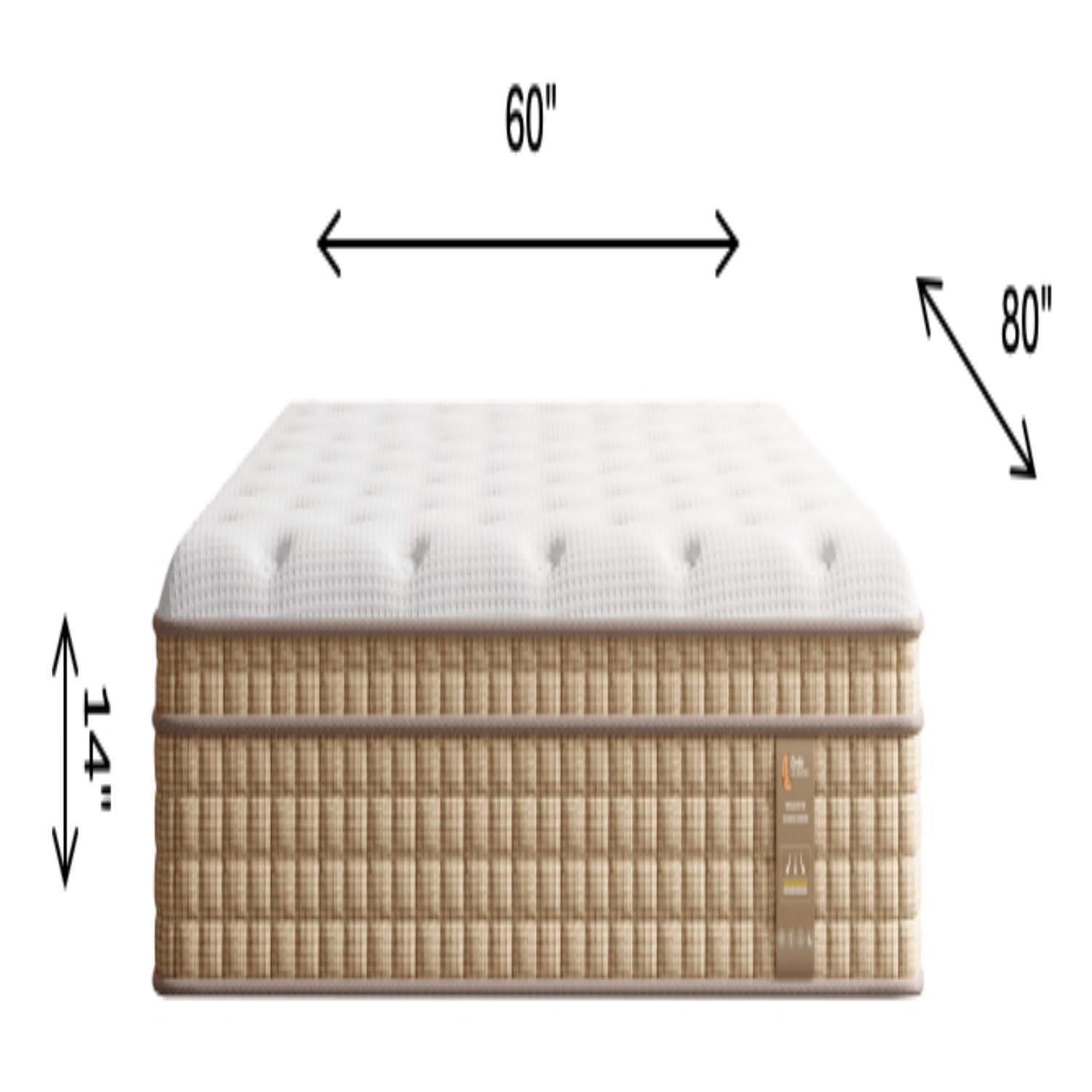 14" Hybrid Mattress With Innerspring & Gel Memory Foam