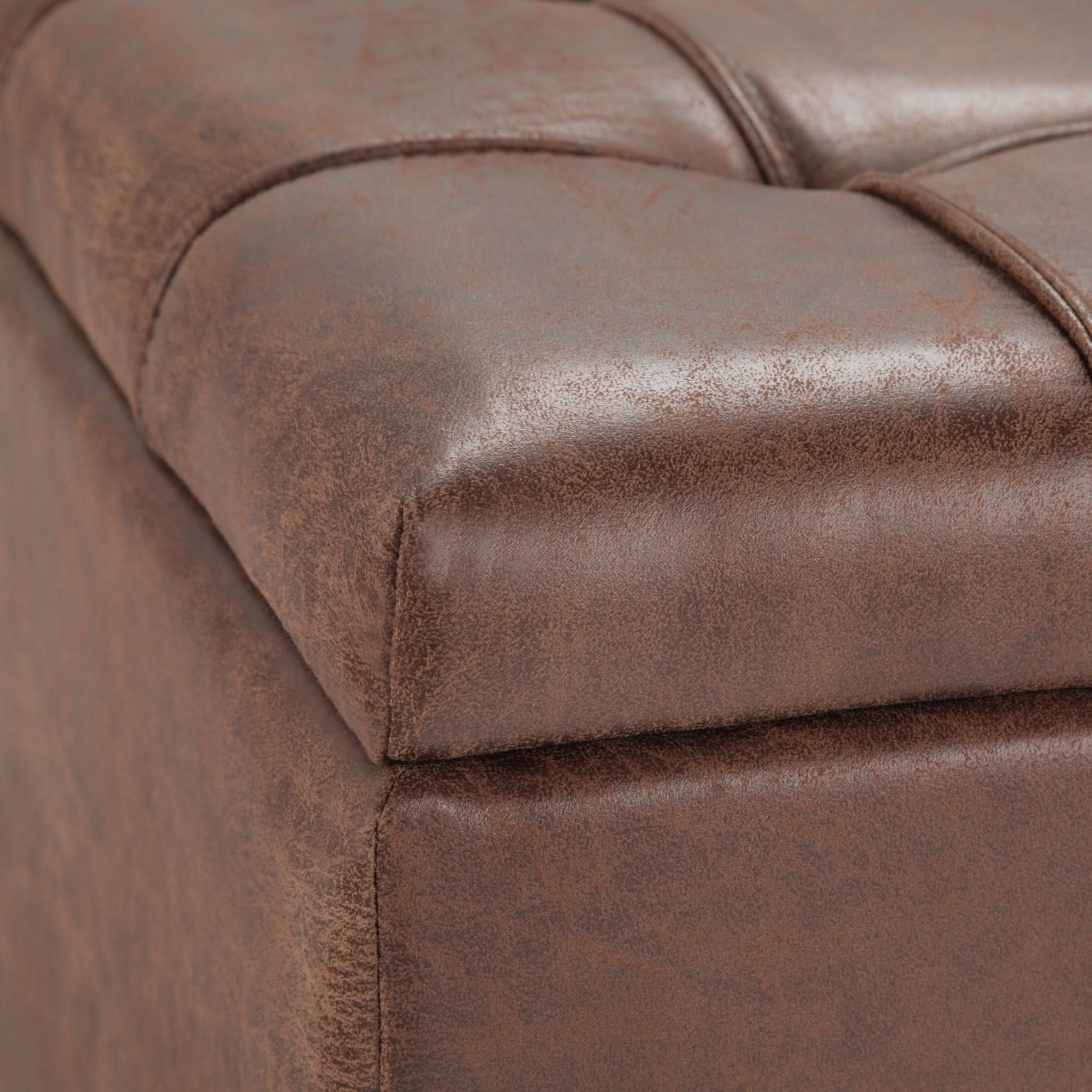 Harrison - Upholstered Coffee Table Storage Ottoman