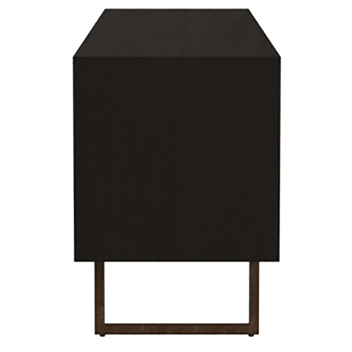 Marsden 2-door Mango Wood 70-inch TV Stand Charcoal Black