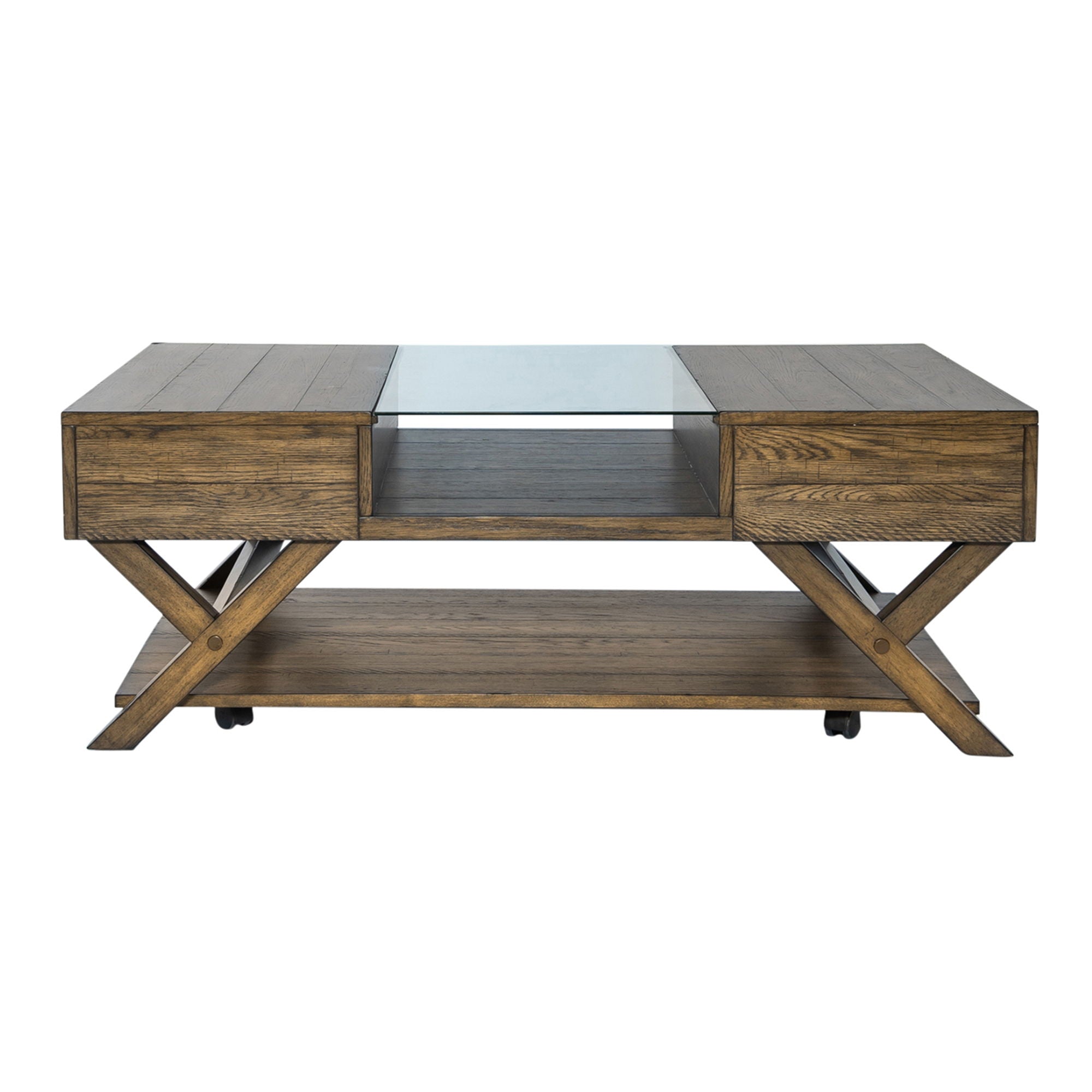 Lennox - Display Cocktail Table - Weathered Chestnut