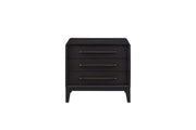 3 Drawer Nightstand With USB - Black