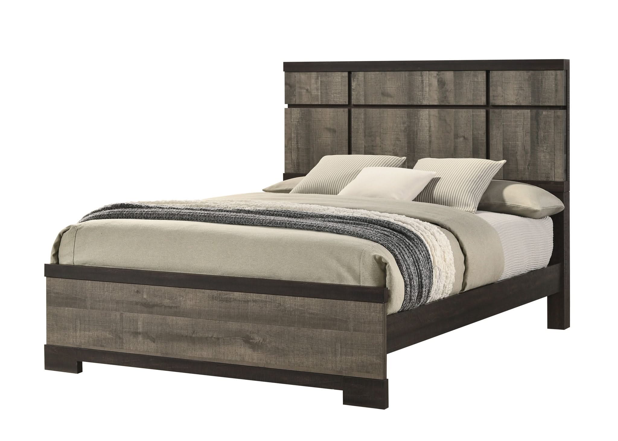 Remington - King 4 Piece Bedroom Set - Dark Brown
