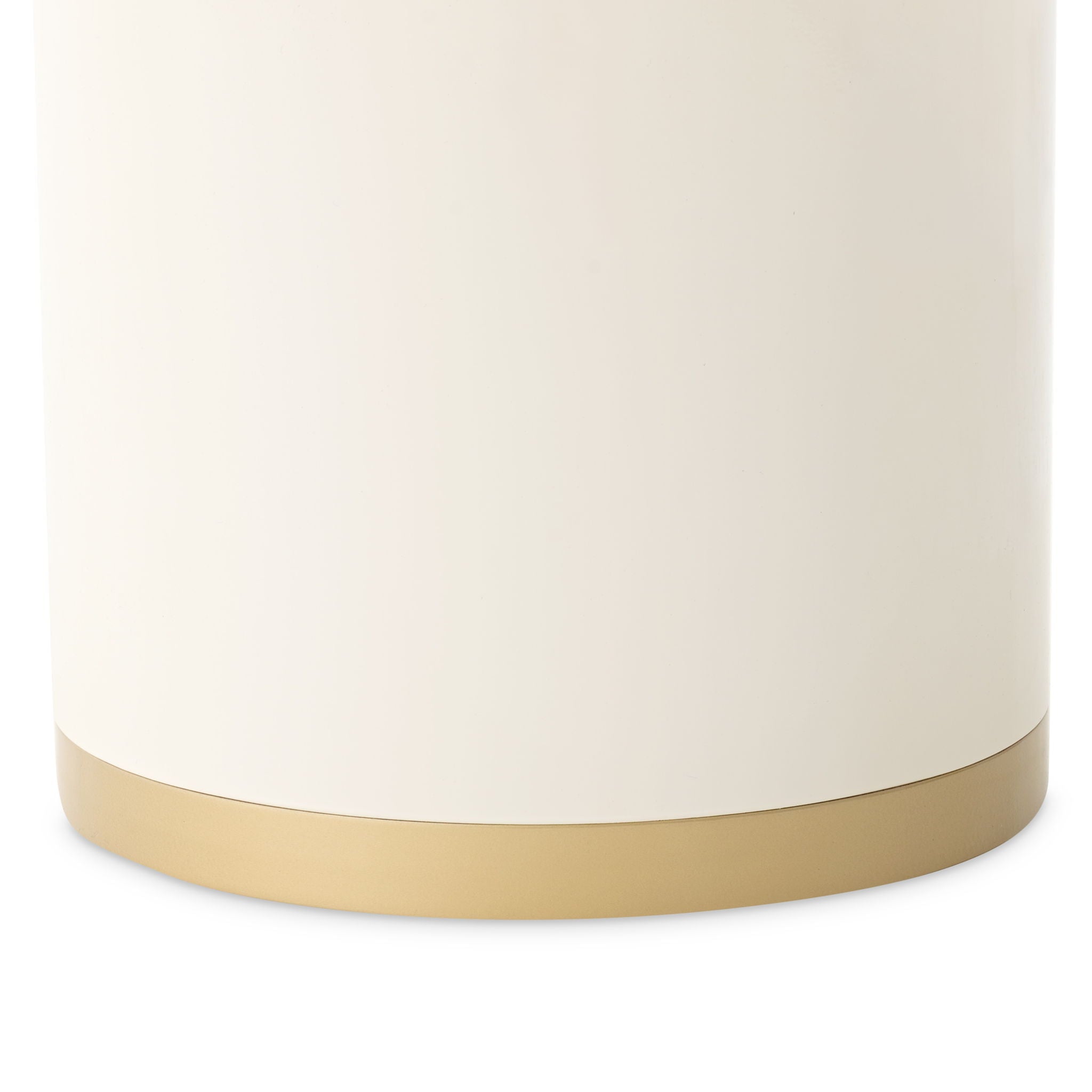 Gineverra - Round Cocktail Table - Ivory Gold