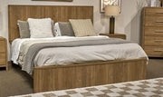 Gramburg - Queen Panel Footboard - Warm Natural Brown