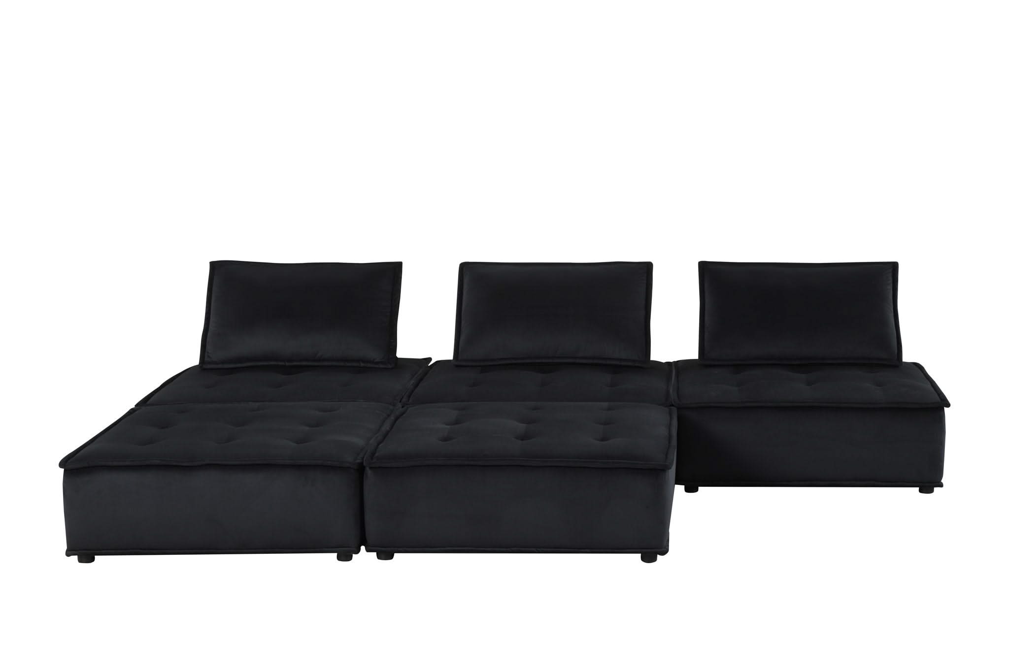 Anna - Stylish Sectional Sofa Ottoman