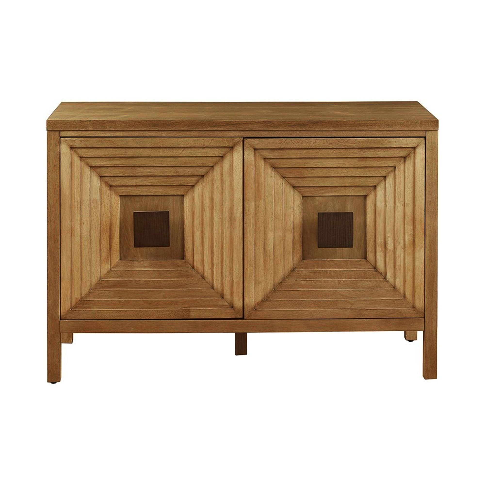 Accent Cabinet With Adjustable Shelves - Natural