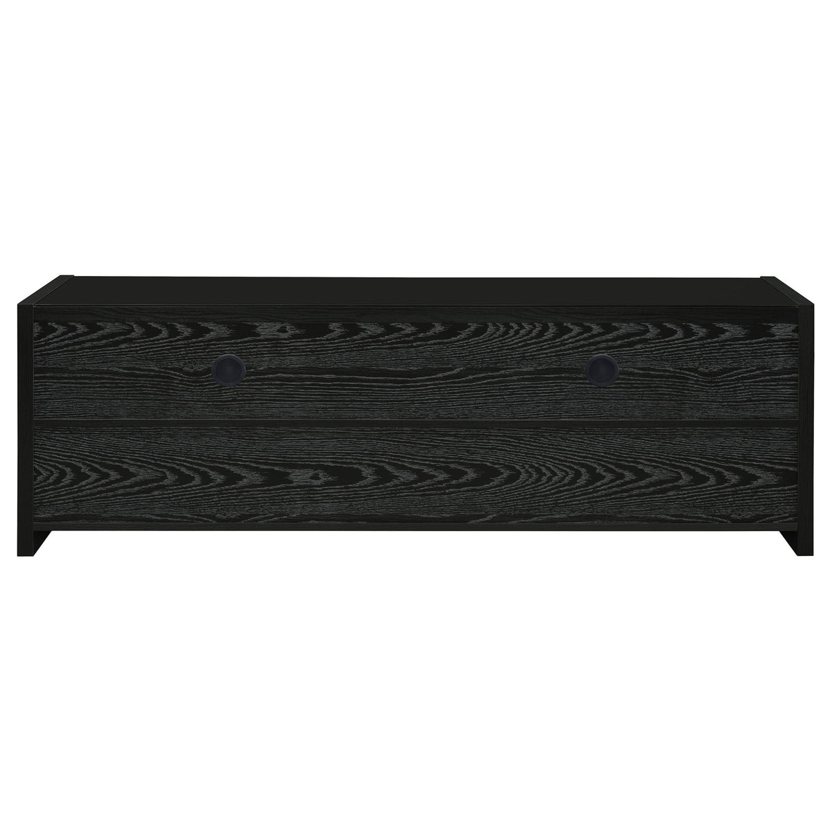 Alton 3-drawer Engineered Wood 61-inch TV Stand Black Oak
