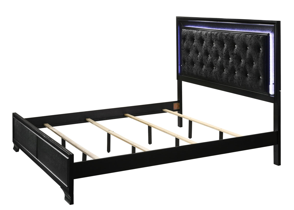 Micah - California King 4 Piece Bedroom Set - Black