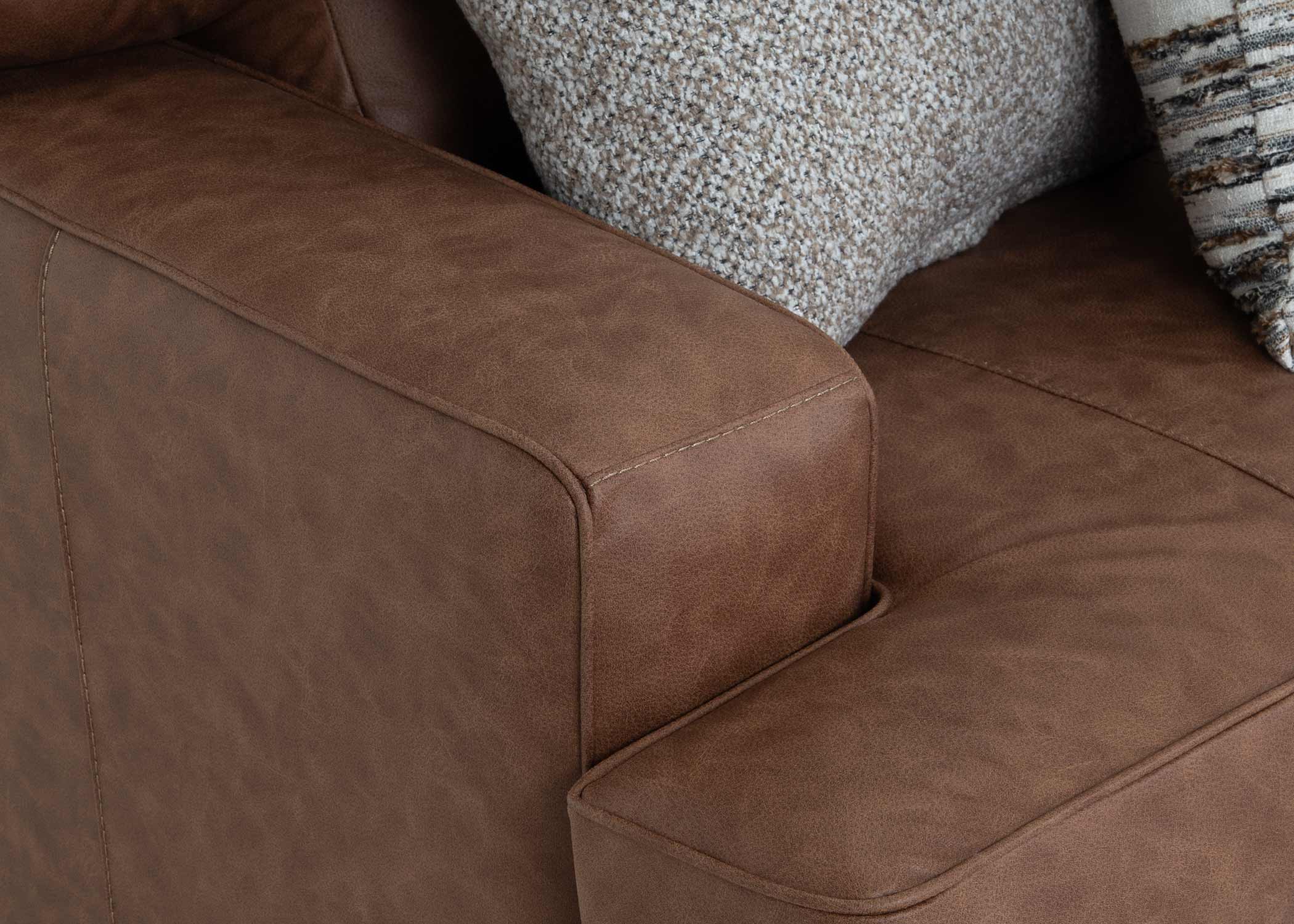 Duvall Saddle Large-Scale Sofa with Reversible Cushions
