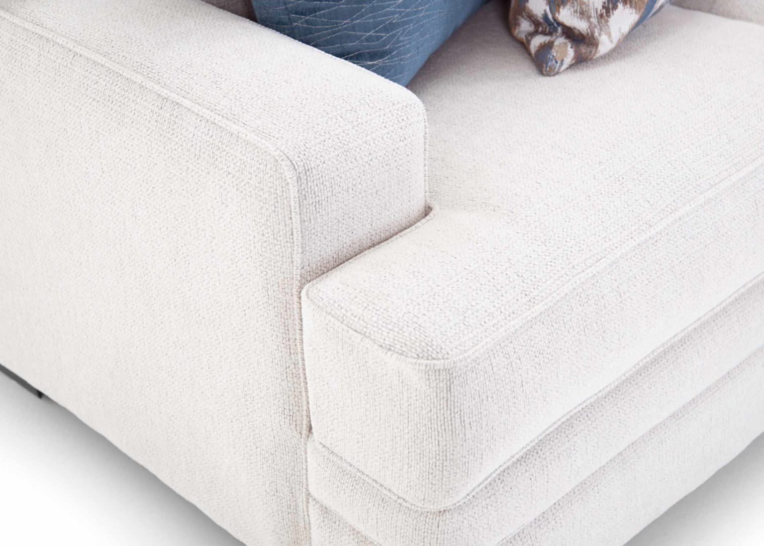 Orlando Snow Chair & 1/2 with Reversible Cushions and Deep Seating