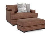 Duvall Saddle Chair & 1/2 with Reversible Cushions and Deep Seating