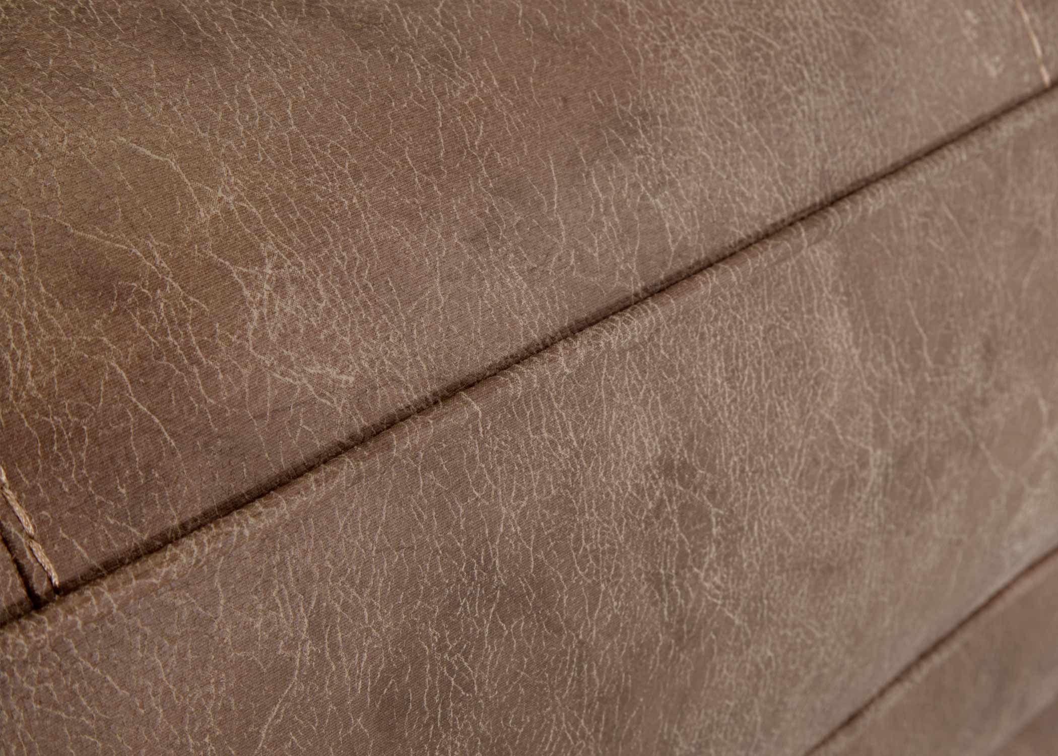 Monaco Rustic Fabric Loveseat with Rolled Arms
