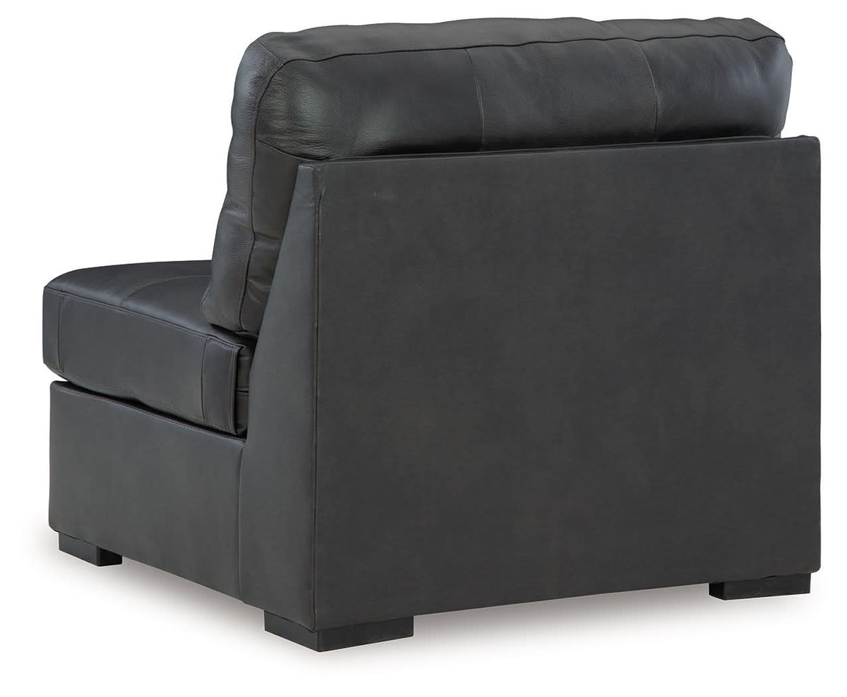 Brindley Pier - Armless Chair - Fog
