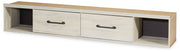 Cambeck - Queen/King Side Storage With Rail - Whitewash