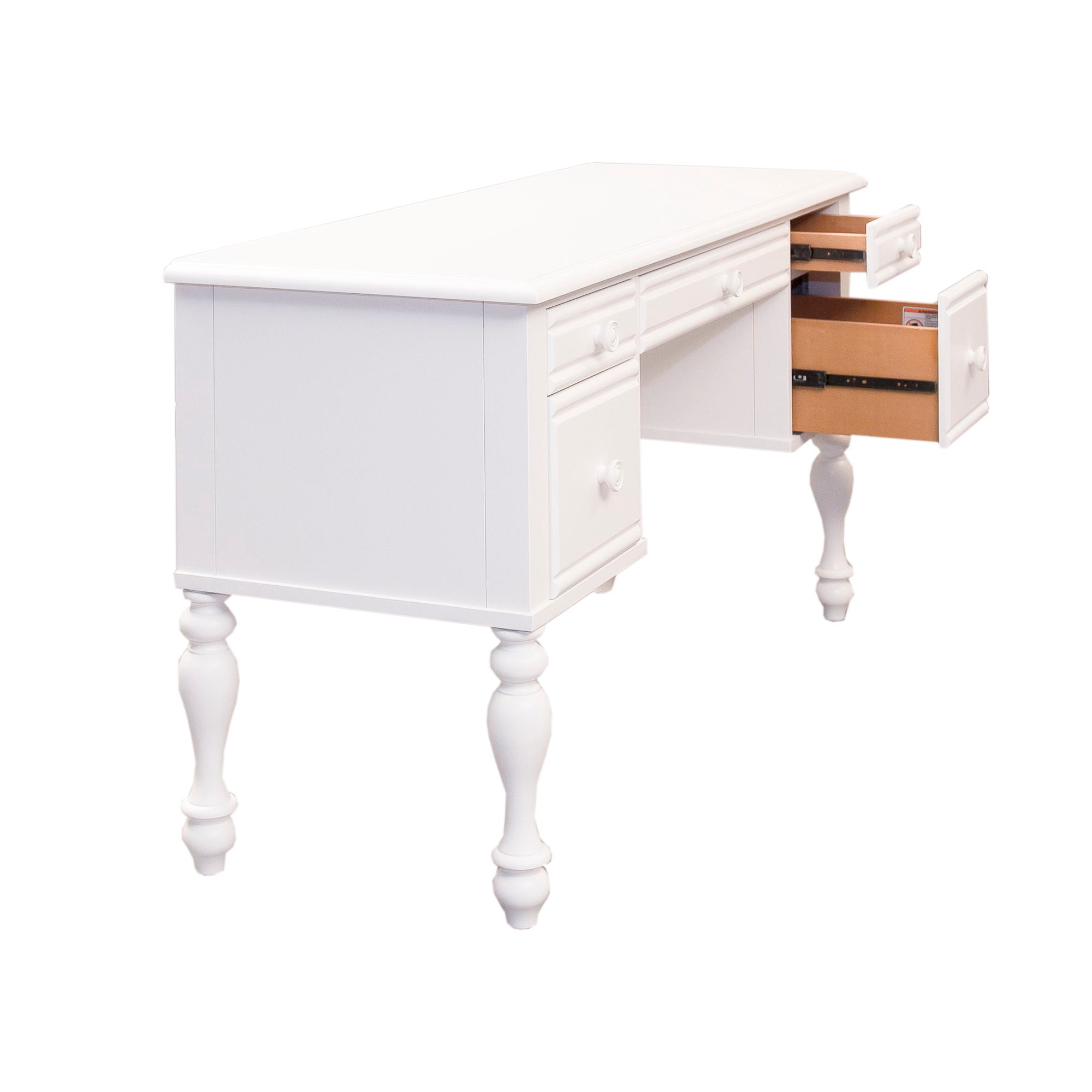 Summer House - Wood Vanity Desk - Oyster White