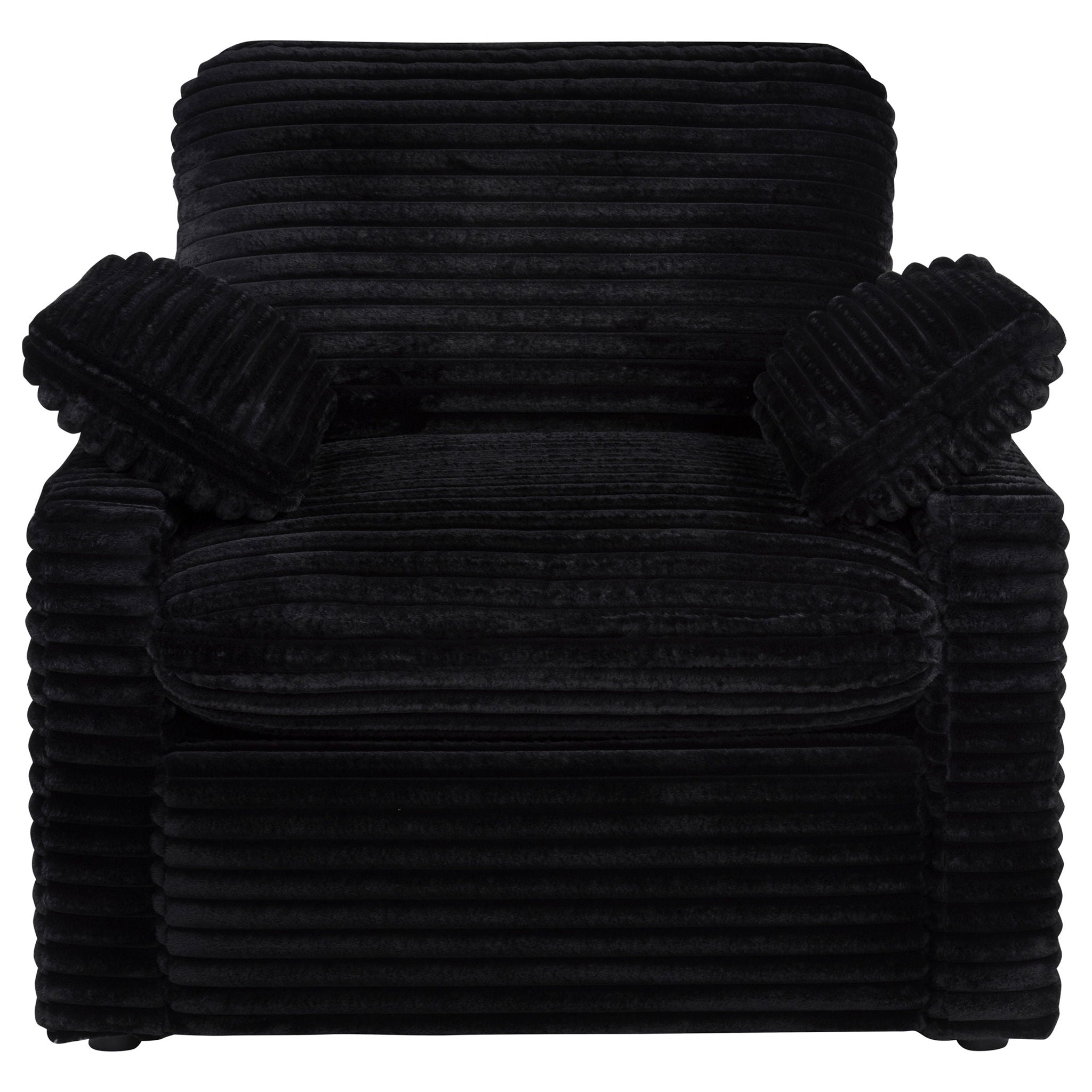 Collins Upholstered Power Recliner Chair Black