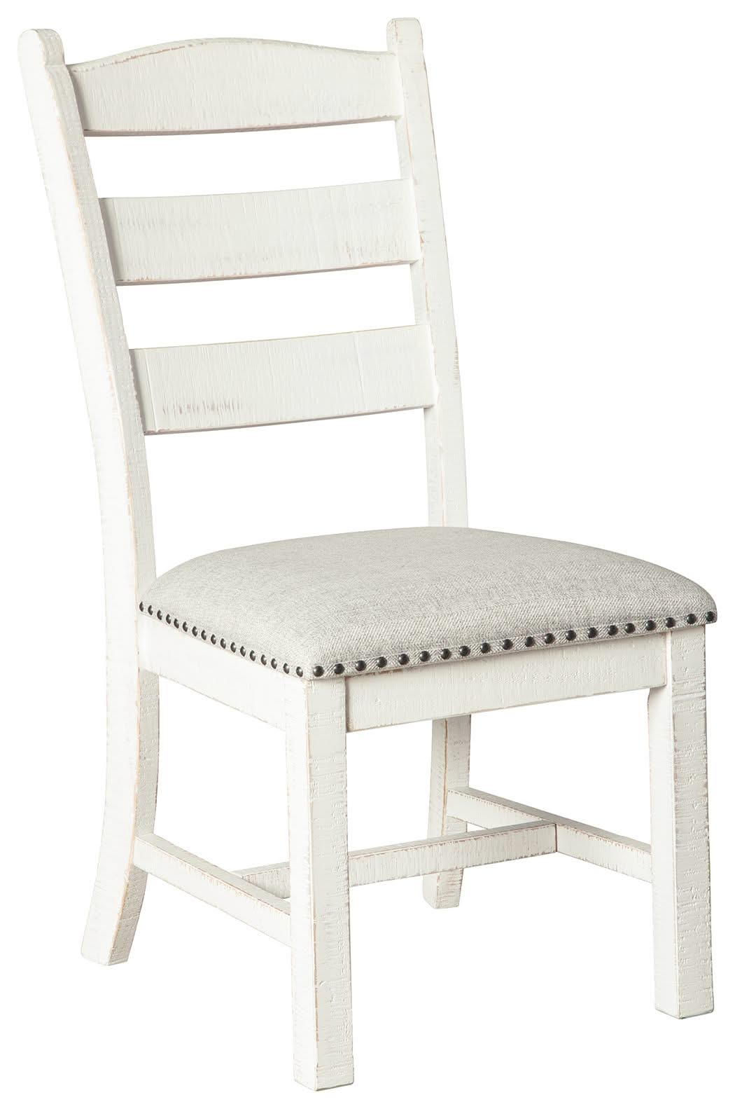 Valebeck - Dining UPH Side Chair (Set of 2) - Beige / White