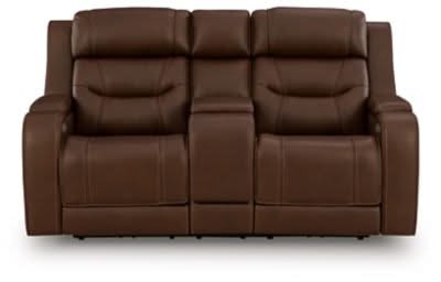 Knightington - Power Reclining Loveseat With Audio Seating