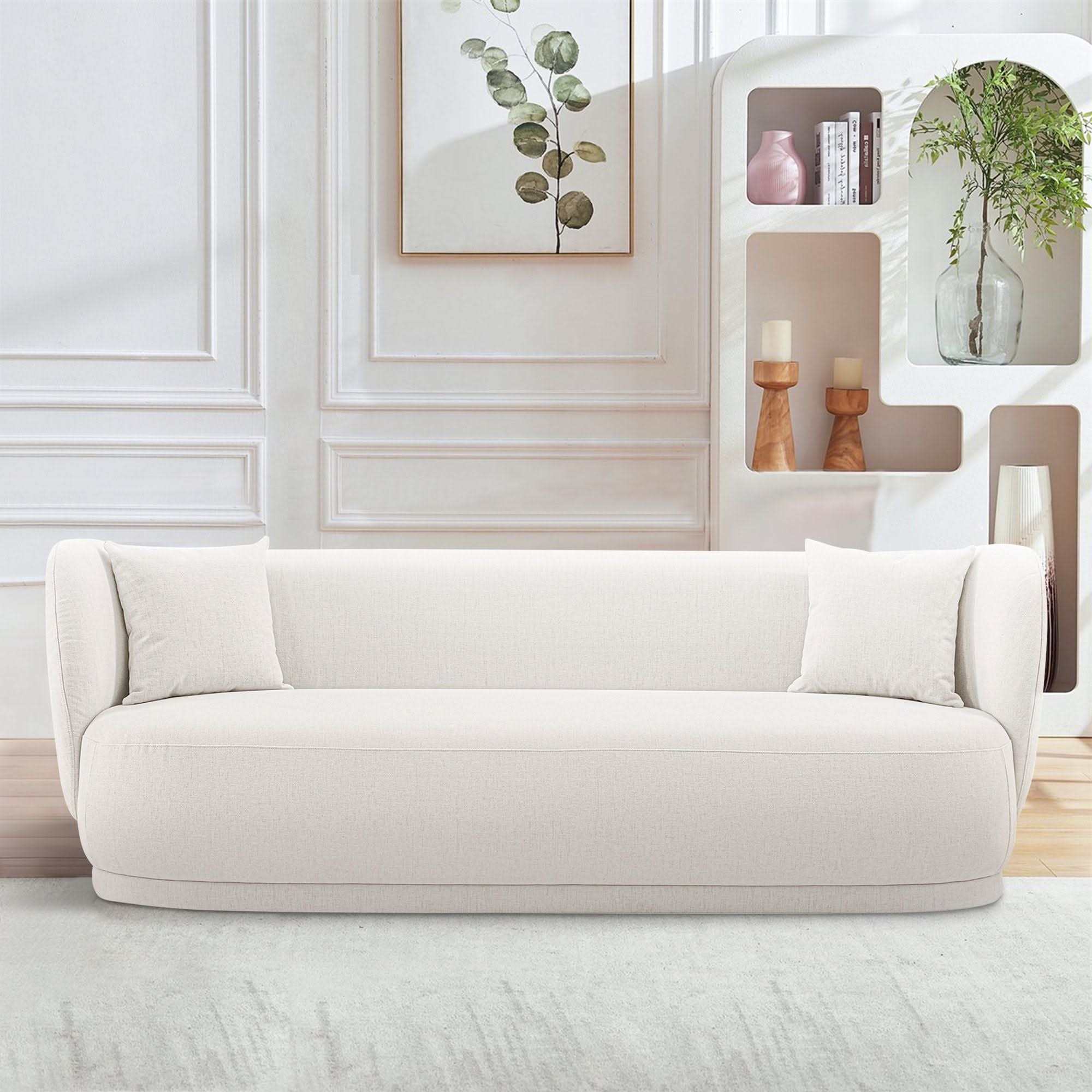 Siri - Upholstered Sofa - Cream