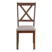 Dining Chair Side, Upholstered For Dining Room, Transitional (Set of 2)