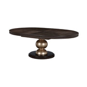 West Kensington - Oval Dining Table - Medium Espresso