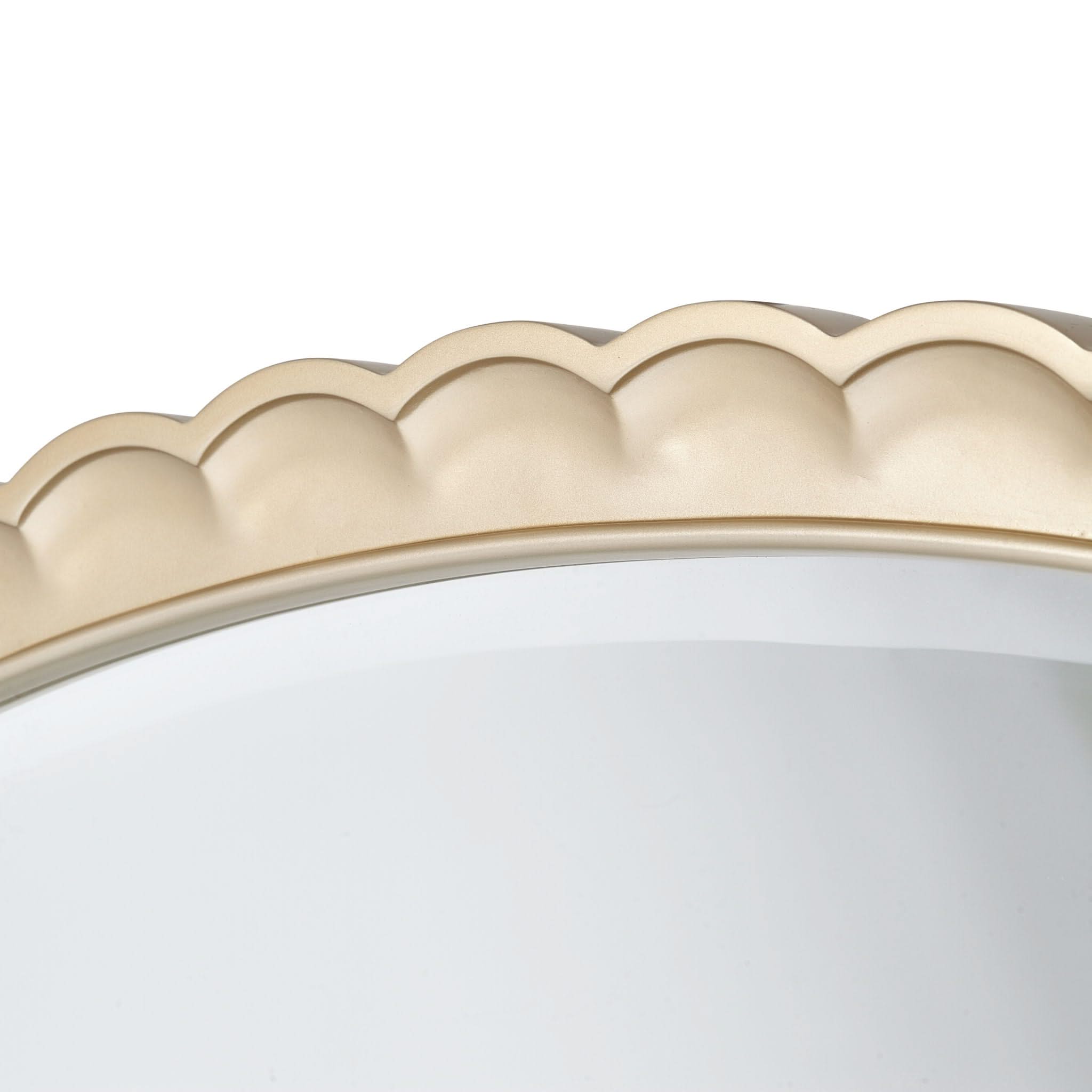 Malibu Crest - Oval Wall Mirror - Chardonnay