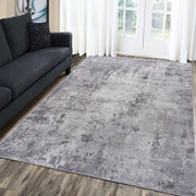 Marfi - 5' X 7' Abstract Area Rug - Light Gray