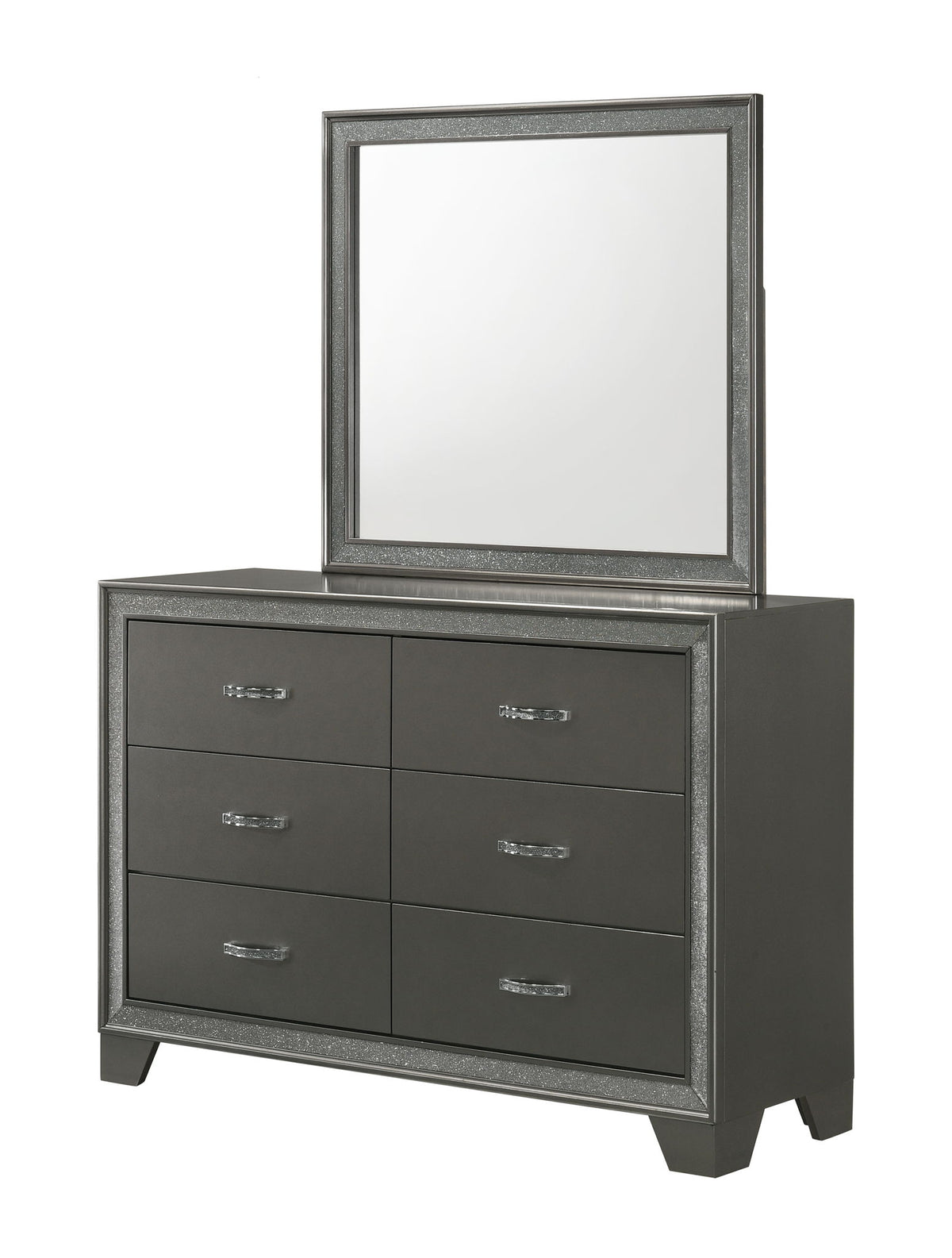 Kaia - King 5 Piece Bedroom Set - Dark Gray