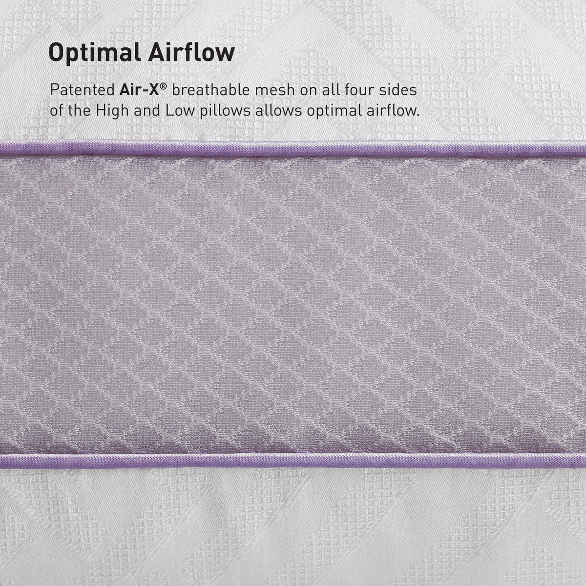 Low & High - High Pillow - White