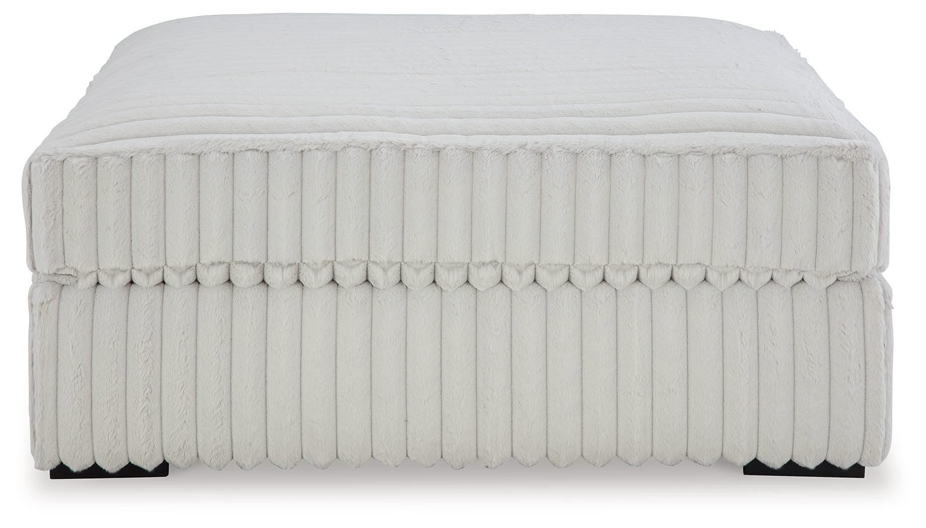 Stupendous - Oversized Accent Ottoman - Alloy