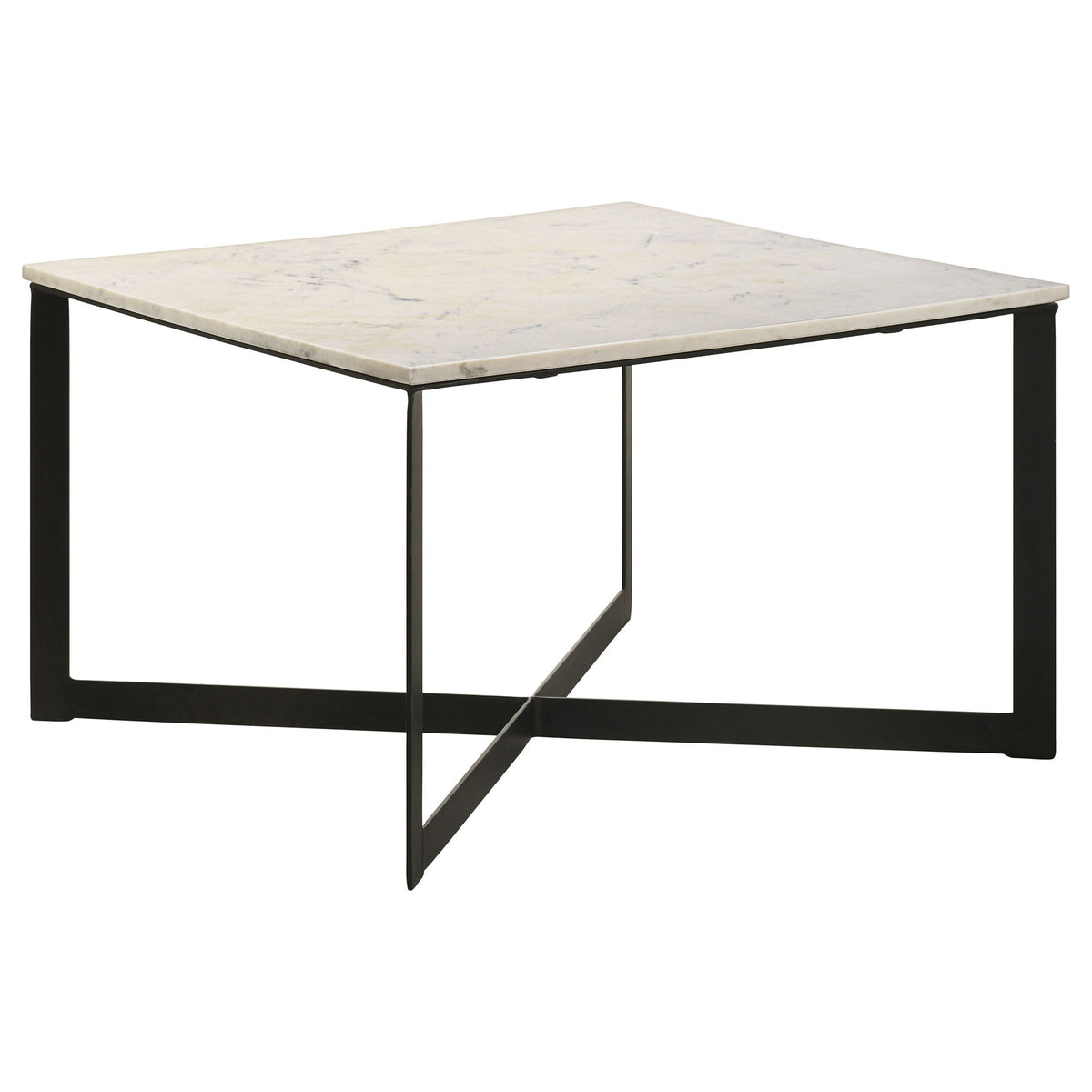 Tobin 3-piece Marble Top Coffee and End Table Set White