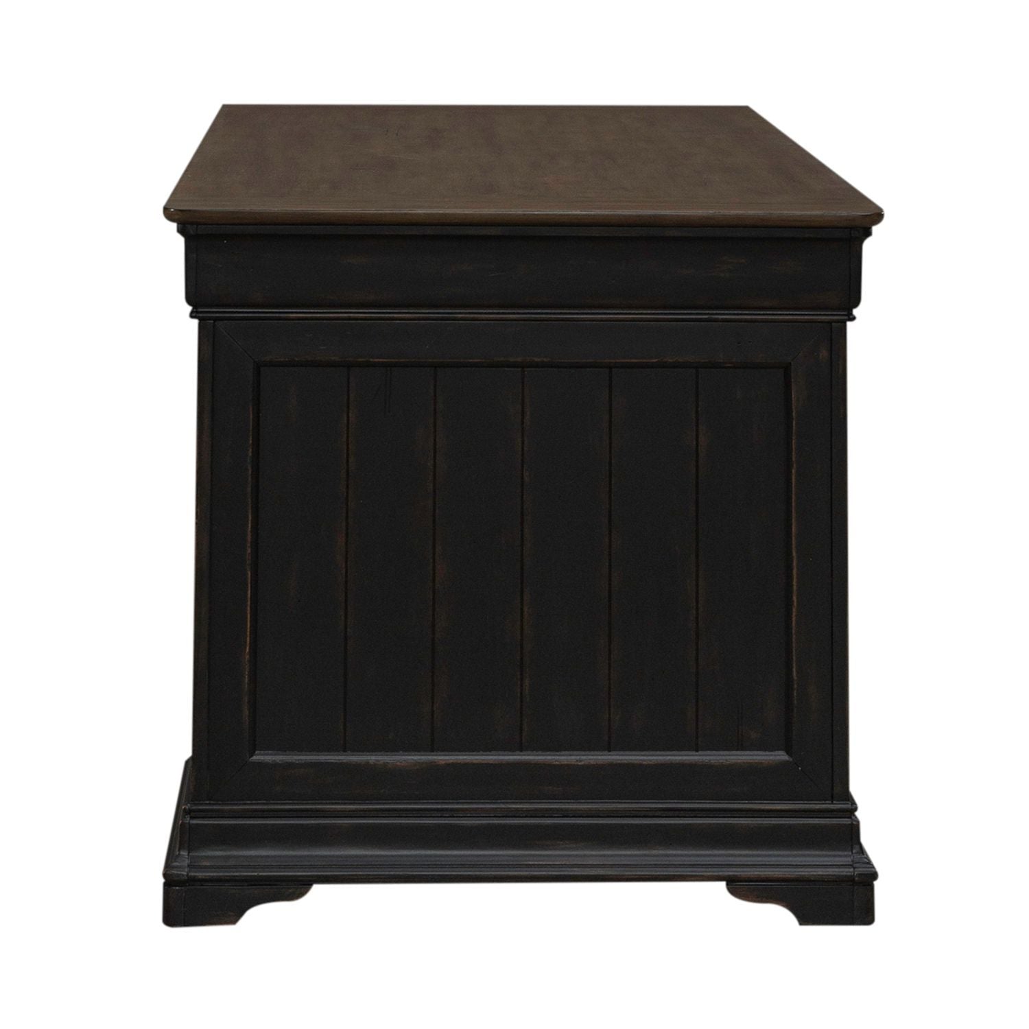 Meritage - Jr Executive Desk - Aged Charcoal