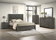 Valor - Twin 5 Piece Bedroom Set - Gray