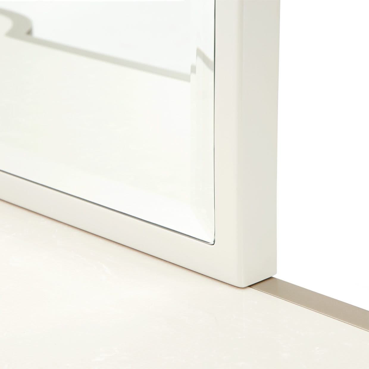La Marisia - Dresser Mirror - Creamy Pearl