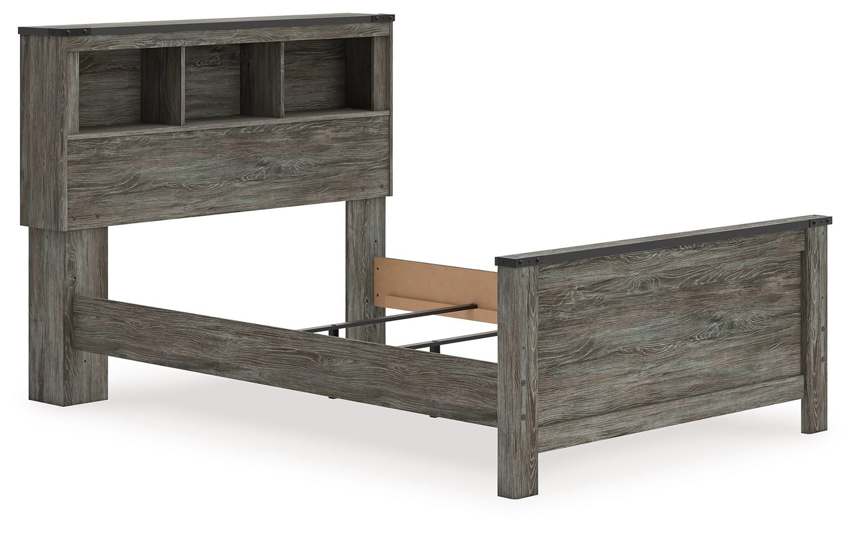 Frandern - Bookcase Panel Bed