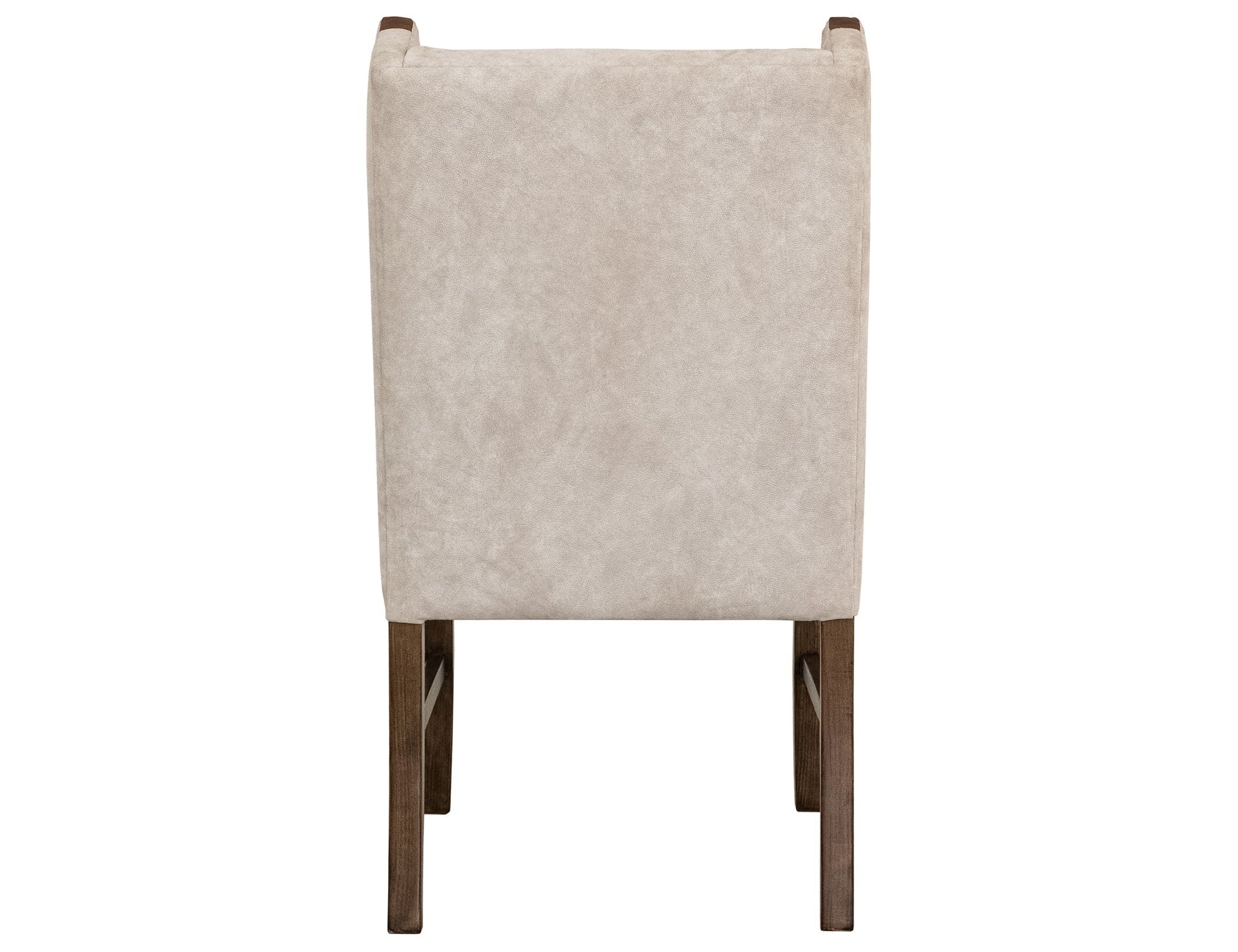 Silver - Upholstered Chair (Set of 2) - Ivory / Dark Brown