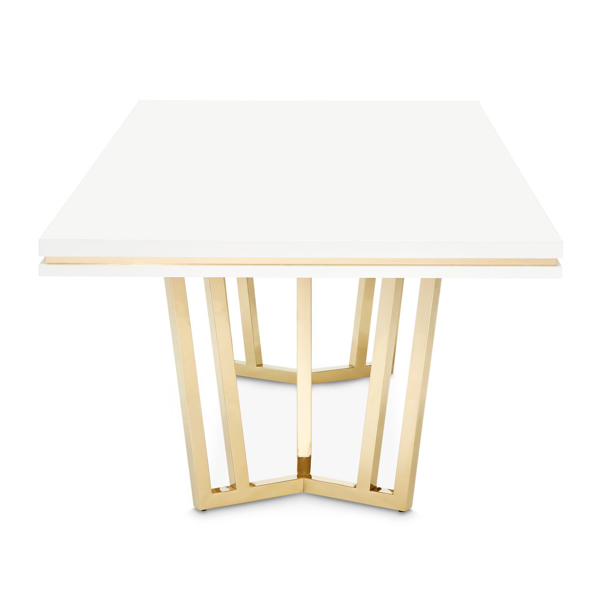 Palm Gate - Rectangular Dining Table - Cloud White