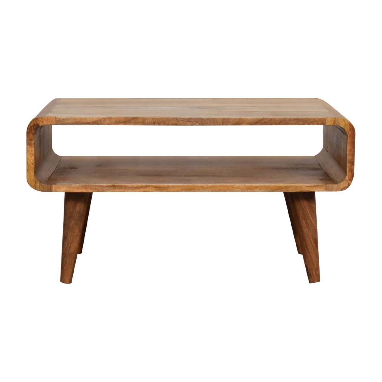 Solid Wood Open Media Unit