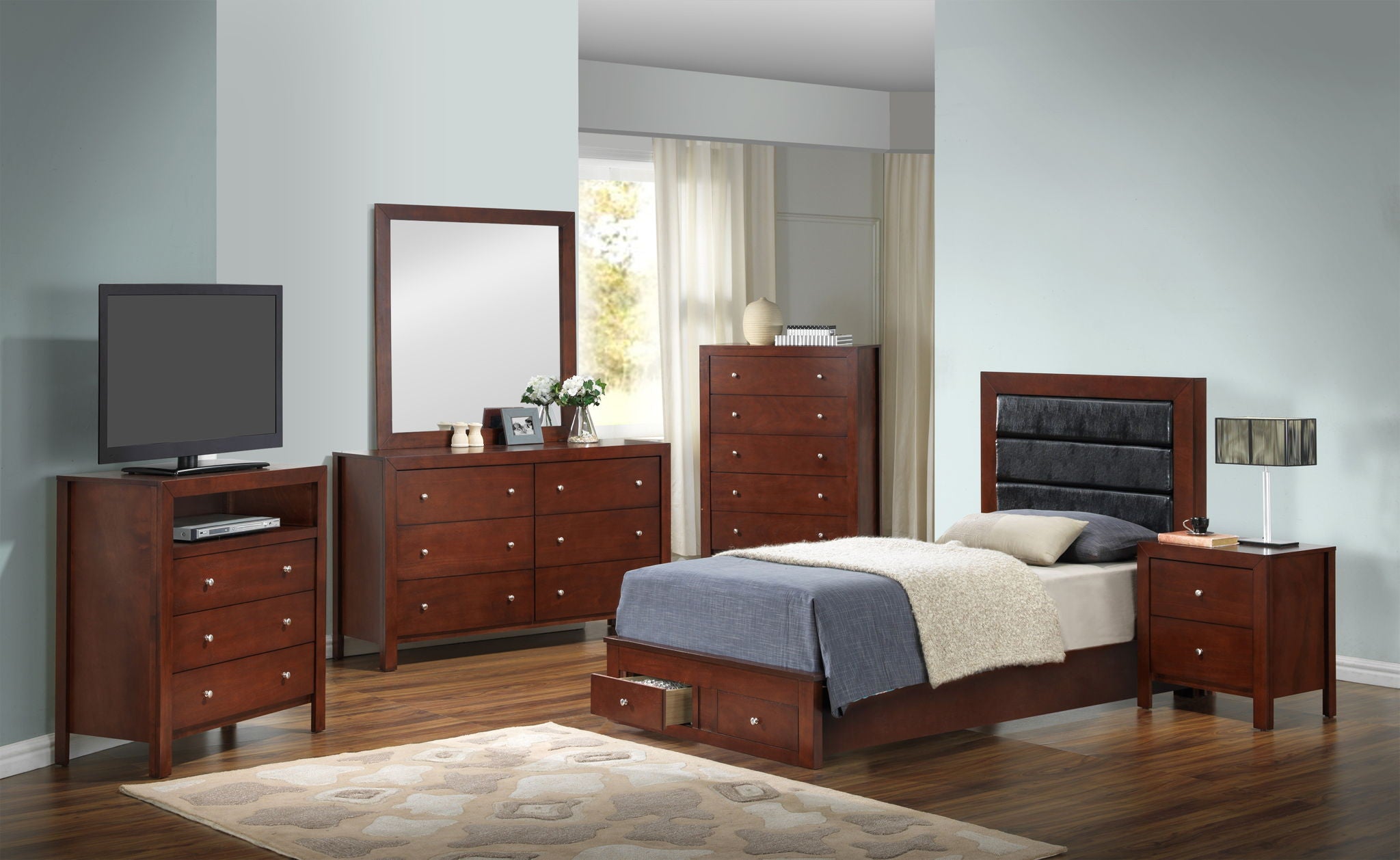 Elegant Storage Bed For Cozy Spaces