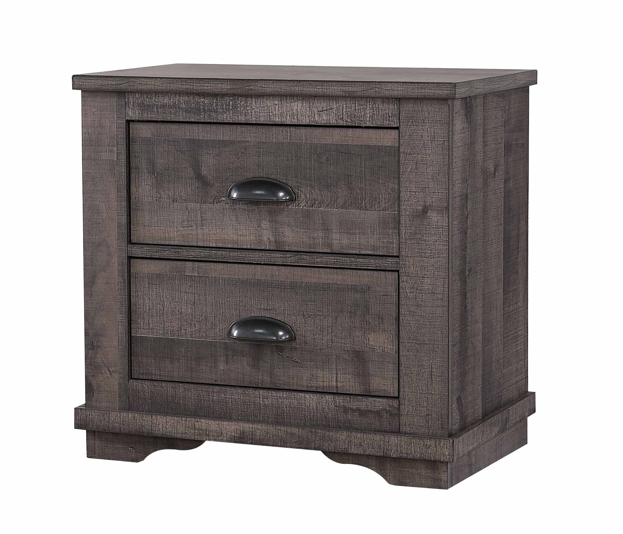 Coralee - Queen 4 Piece Bedroom Set - Dark Gray
