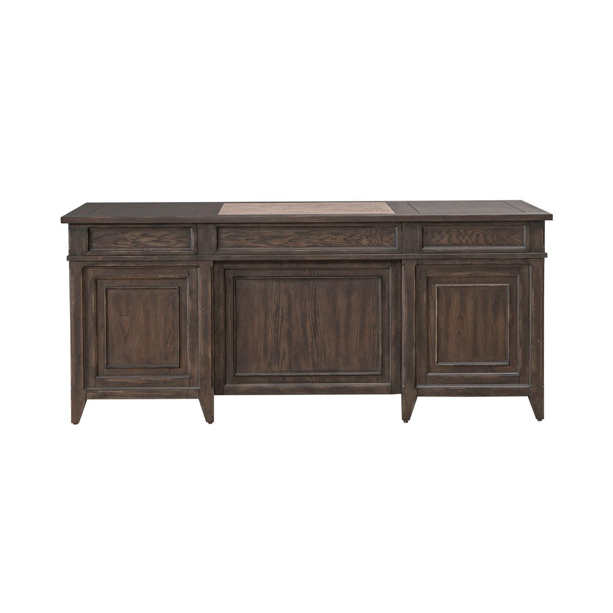 Paradise Valley - Executive Desk - Saddle Brown