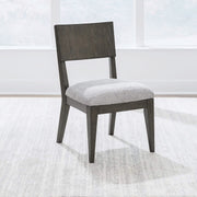 Cascade Falls - Panel Back Side Chair - Satin Espresso