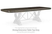Maylee - Rectangular Drm Extension Table Top - Dark Brown