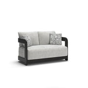 Salina Bay - Loveseat With Cushion - Black / Gray