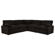 Collins 5-piece Modular Power Reclining Sectional Chocolate Brown