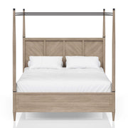 Transitional Styling Canopy Bed