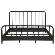 Rocco All Wood Water Pipe Open Frame Eastern King Bed Dark Bronze