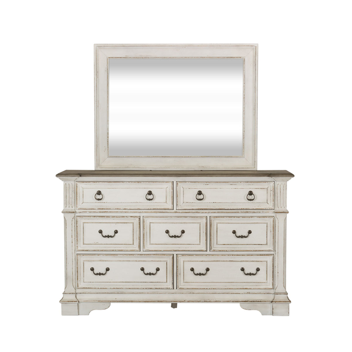 Abbey Park - Mirror - Antique White
